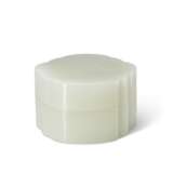 A WHITE JADE BOX AND COVER - фото 2