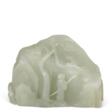 A SMALL GREENISH-WHITE JADE 'MOUNTAIN' CARVING - Auktionsarchiv