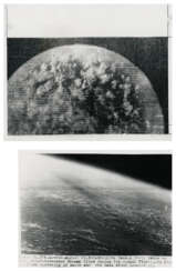 First man-made images from space; Titov taking the first motion pictures from space, August 6, 1961