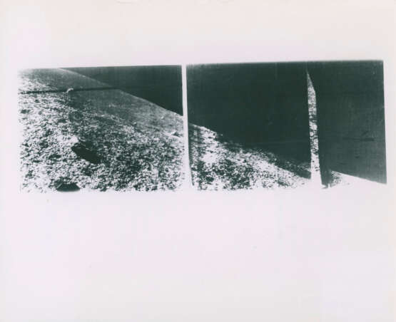 First photograph and first panorama on the surface of the Moon, February 3, 1966 - фото 8