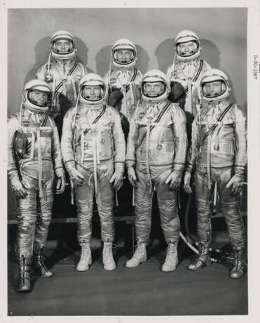 The Original Seven Project Mercury astronauts, Langley Air Force Base, July 1960 - photo 1