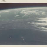 First human-taken photograph from space; Earth horizon over Florida and Cape Canaveral, February 20, 1962 - photo 1