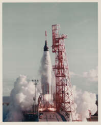 Start, Vorbereitungsaktivitäten und Wiederherstellung der Sigma 7-Orbitalmission, die Walter Schirra vom 3. August 1962 in den Weltraum befördert