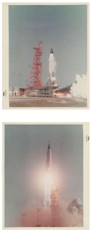 Lancement et activités préalables au lancement de la mission Faith 7 transportant Gordon Cooper dans son voyage de 22 orbites à travers l'espace; Contrôle de mission surveillant le vol, mai 1963 - photo 1