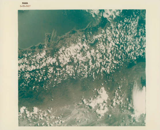 Views of Earth from space taken with the first Hasselblad space camera: ocean and clouds; Burma; Himalayas; Pakistan and Iran, May 15-16, 1963 - photo 3