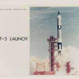Photomontage of the launch; launch of the Titan rocket; Gus Grissom and John Young before liftoff, March 23, 1965 - photo 12