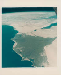 Views of Earth from space: the cradle of civilization (Egypt’s Nile River Delta); Gulf of Aden; Richat Crater; Pacific Ocean; Florida Keys, June 3-7, 1965