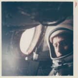 In-flight portrait of Pete Conrad in weightlessness, August 21-29, 1965 - photo 1