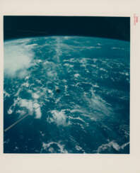 Views of the Agena tethered to the spacecraft over the Earth, September 12-15, 1966