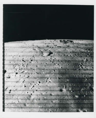 Wide-angle view of Crater Copernicus; Apollo prime sites 1 and 2, the future Apollo 11 landing site; close-ups of prime site 2; “the Picture of the Century”, November 1966 - photo 1