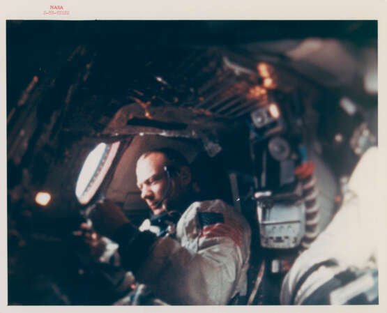 Buzz Aldrin in weightlessness; Earth horizon; congratulations at Mission Control; splashdown; President Johnson honoring the crew, November 1966-October 1967 - photo 1