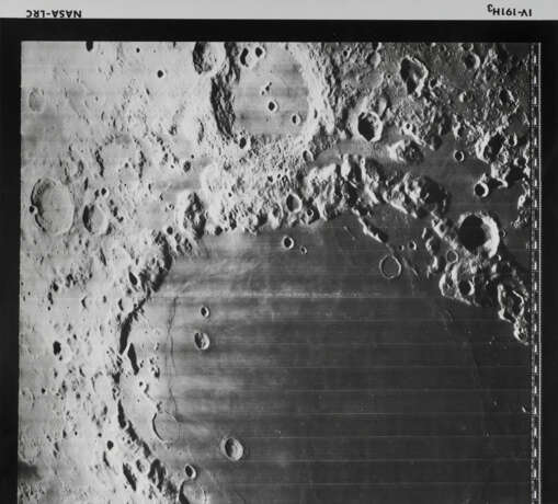 Moonscapes [Large Formats]: Crater Cleomedes, northern Sea of Crises; Craters Lavoisier and Von Braun, May 1967 - фото 1