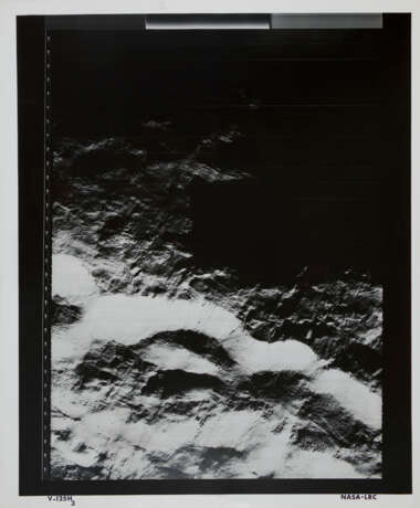 Moonscapes [Large Formats]: Sunrise over Crater Tycho; Crater Hyginus; the Moon Alps; eastern central peak of Crater Copernicus, August 1967 - Foto 1