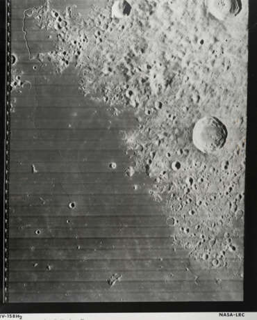 Moonscapes [Large Formats]: eastern Sea of Clouds; Craters Lansberg and Reinhold; Crater Letronne; Highland Peninsula; Mons Rümker, May 1967 - photo 7