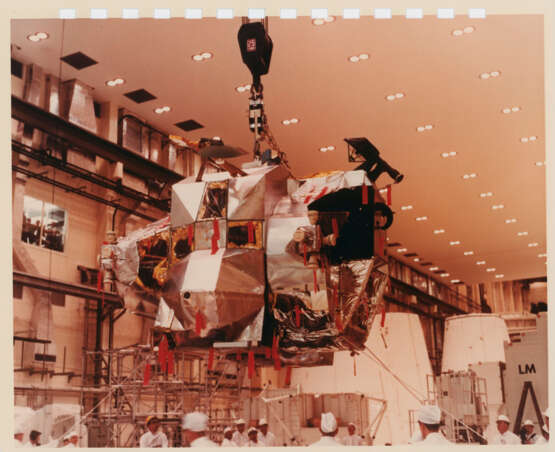 LM-1, the first Lunar Module spacecraft to fly into space; liftoff of the Saturn IB carrying the unmanned LM, June 1967-January 22, 1968 - Foto 1