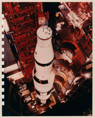 The first Saturn V rocket at Sunset; mating and erection of the Saturn V; KSC Launch Control Center; the Saturn V on Pad 39A, June-November 1967 - фото 6