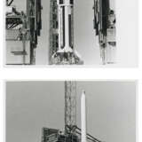 The first manned Apollo rocket heading to space; portraits of the crew; NASA officials and the Saturn IB at Complex 34; departure for space; liftoff, September-October 11, 1968 - фото 12