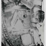 Donn Eisele in weightlessness; last TV broadcast from space; views from space over South America; return to Earth, October 11-22, 1968 - photo 4