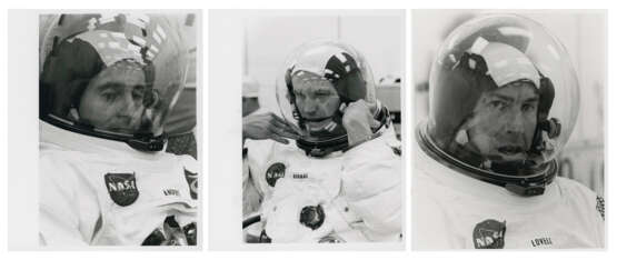 First mission to another world: the first lunar voyagers in the simulator; portraits of the crew; recovery training; space food, October-December 1968 - фото 16