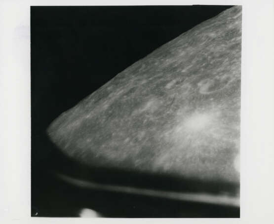Second Earthrise seen by humans; moonscapes first seen by humans: farside horizon; Sea of Tranquillity, December 21-27, 1968 - photo 3