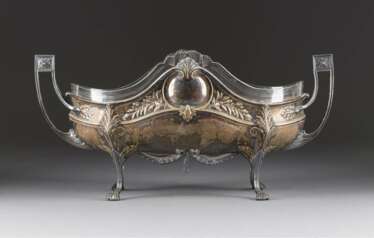 GROSSE JARDINÈRE MIT GLASEINSATZ