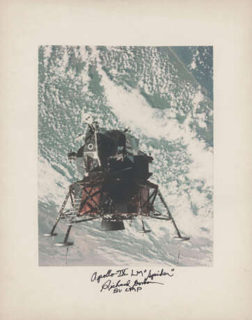 The first lunar spacecraft [Large Format]: the LM spider orbiting the Earth, March 3-13, 1969 - photo 1