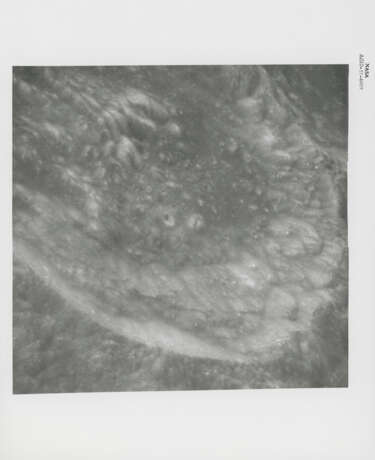 Farside and nearside moonscapes encountered during the first orbits including twin craters; spacecraft exterior, May 18-26, 1969 - photo 6