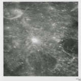 Farside and nearside moonscapes encountered during the first orbits including twin craters; spacecraft exterior, May 18-26, 1969 - photo 17