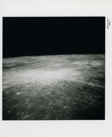 Earthrise; views of the lunar nearside horizon, seen from the LM Snoopy descending to the lunar surface, May 18-26, 1969 - photo 6
