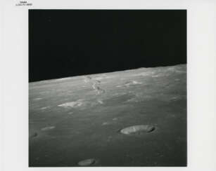 Moonscapes: lunar horizon over Ariadaeus Rille; Sea of Crises; Crater Da Vinci; Crater King; views over Crater Mendeleev, May 18-26, 1969