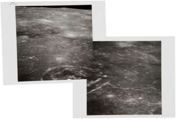Telephoto panoramas [Mosaics]: western edge of Smyth’s Sea; farside Crater Langemak, May 18-26, 1969