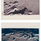 Moonscapes during the last orbit: diptych over landing site 3 at Sunrise; views over the farside, nearside and near the terminator, May 18-26, 1969 - фото 1