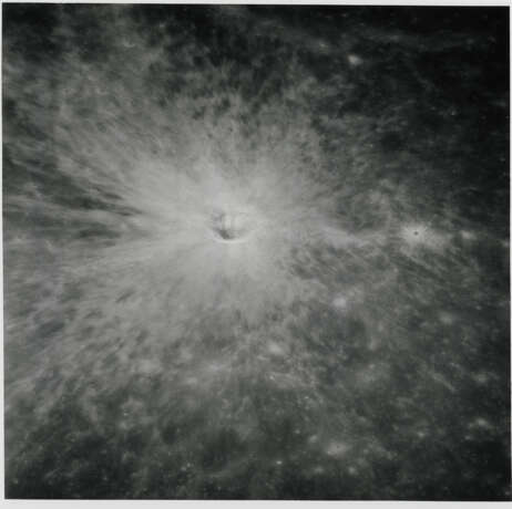 Lunar Sunrise over the Sea of Nectar during the first orbit; TV picture of Crater Langrenus; bright-ray farside crater, July 16-24, 1969 - photo 5