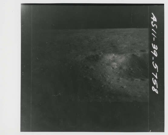 Panoramic sequences from the LM window after landing: lunar horizon over Eagle’s shadow; Sea of Tranquillity, July 16-24, 1969 - photo 5