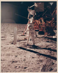 Portrait of Buzz Aldrin on the Moon, July 16-24, 1969