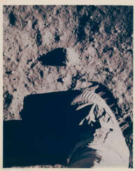 The astronaut’s boot on the lunar surface, July 16-24, 1969