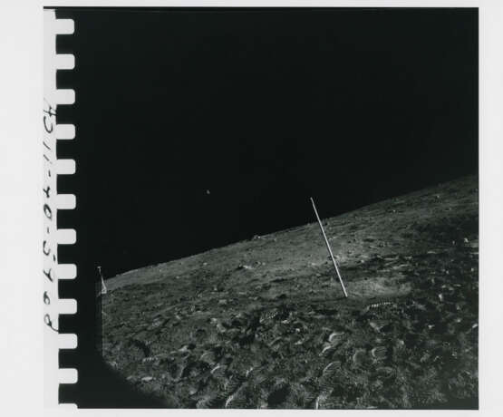 Tranquillity Base on the way back from Little West Crater; Buzz Aldrin taking samples; final view of the lunar surface, July 16-24, 1969 - photo 5
