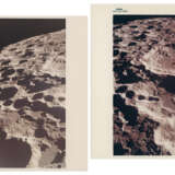 Diptych of the forbidding center of the lunar farside near Crater Daedalus; Sunset over Crater Icarus, July 16-24, 1969 - Foto 1
