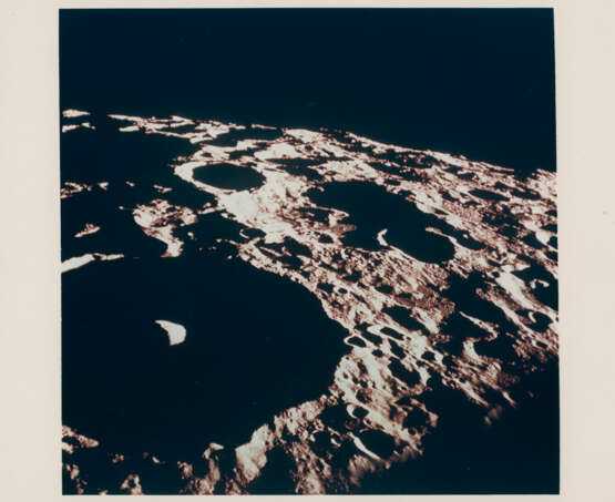 Diptych of the forbidding center of the lunar farside near Crater Daedalus; Sunset over Crater Icarus, July 16-24, 1969 - фото 2
