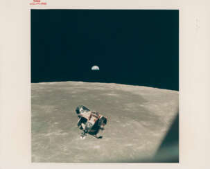Lunar Module Eagle and Earthrise, July 16-24, 1969