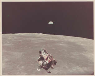 LM Eagle and Earthrise, July 16-24, 1969