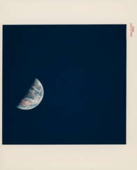 The half Earth from 200,000 km away, homebound, July 16-24, 1969
