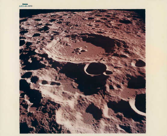 Diptych of the forbidding center of the lunar farside near Crater Daedalus; Sunset over Crater Icarus, July 16-24, 1969 - фото 6
