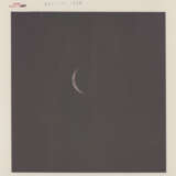 Slender crescent Moon and crescent Earth seen during translunar coast, November 14-24, 1969 - фото 1