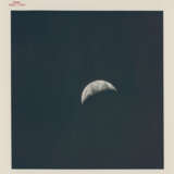 Slender crescent Moon and crescent Earth seen during translunar coast, November 14-24, 1969 - photo 3