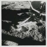 Close-ups of Surveyor III; portrait and details of the robot spacecraft including its scoop arm and shadow, November 14-24, 1969, EVA 2 - фото 2