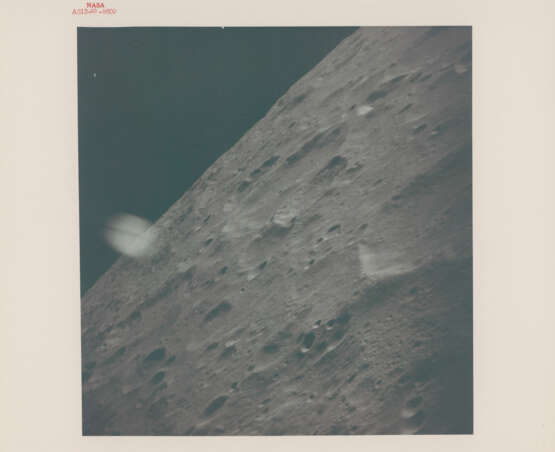 Limb of the Moon’s farside; Earth from the farthest distance; lunar horizon and Crater Chaplygin from the spacecraft rounding the farside, April 11-17, 1970 - photo 5