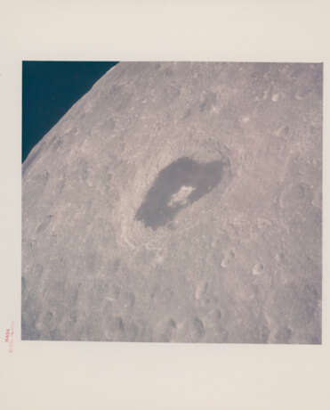 Moonscapes seen during and just after the slingshot pass: farside from high altitude; Crater Tsiolkovsky, Moon view and close-ups, April 11-17, 1970 - photo 2
