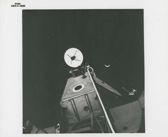 The Earth over the LM Antares, January 31-February 9, 1971, EVA 2 - photo 1