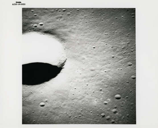 Crescent Earth from lunar orbit; Sunrise on Crater Lansberg B; the Moon after transEarth injection, January 31-February 9, 1971 - фото 3